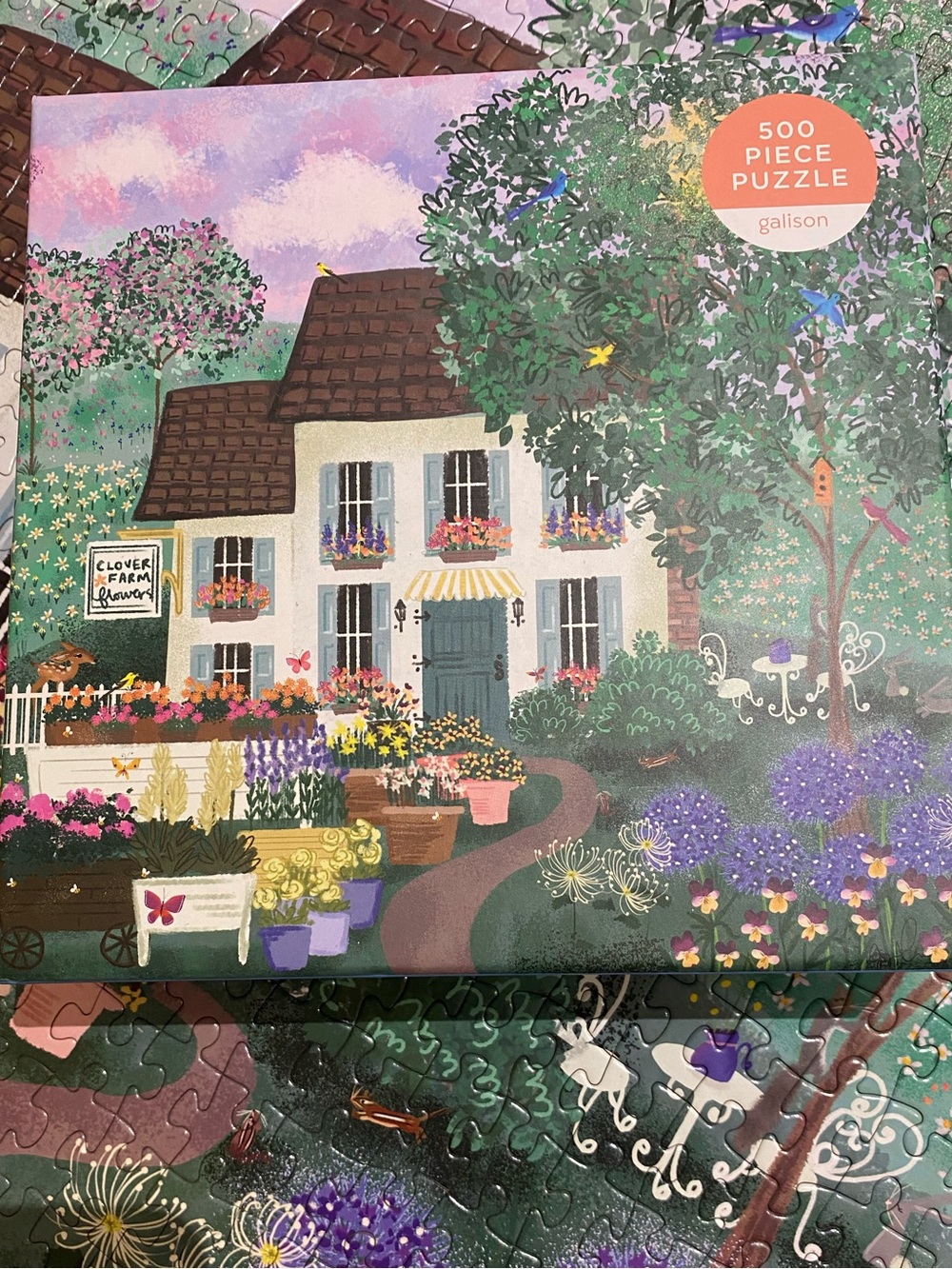 🧩s 2 for $20, 3 for $26 Galison 500-Piece Cottage Garden Puzzle -
